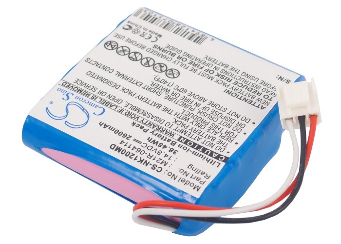 Batteri till Medicinsk för Nihon Kohden Edan SE-1, Edan SE-3, Edan SE-1200 m.fl.