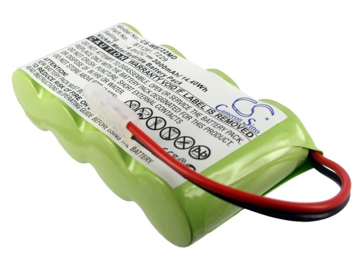 Batteri till Medicinsk för Welch-Allyn 72240, 12000