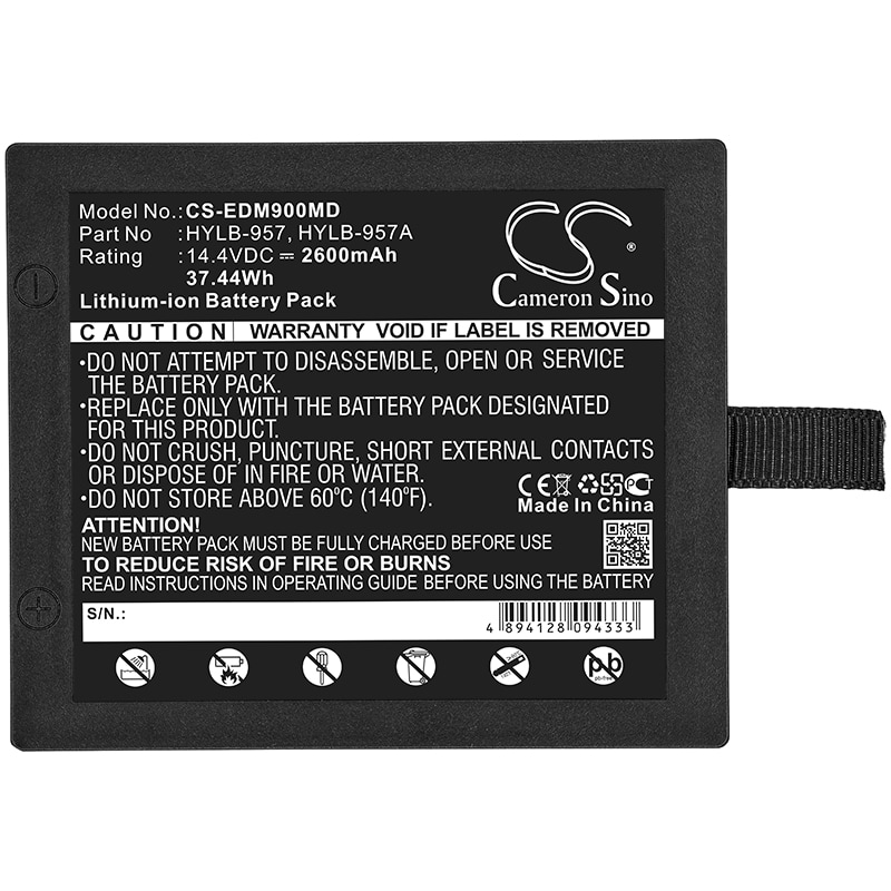 Batteri till Medicinsk för EDAN M9, M9B, M8A