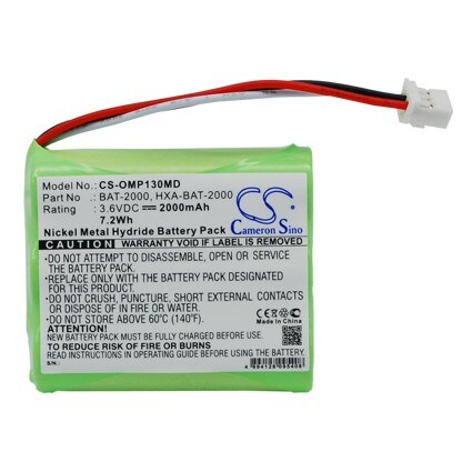 Batteri till Medicinsk för OMRON HBP-1300, HBP-1300 blood pressure monitor, HBP-1320