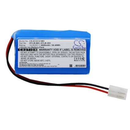Batteri till Medicinsk för Biocare ECG-1200, ECG-1210, ECG-1201