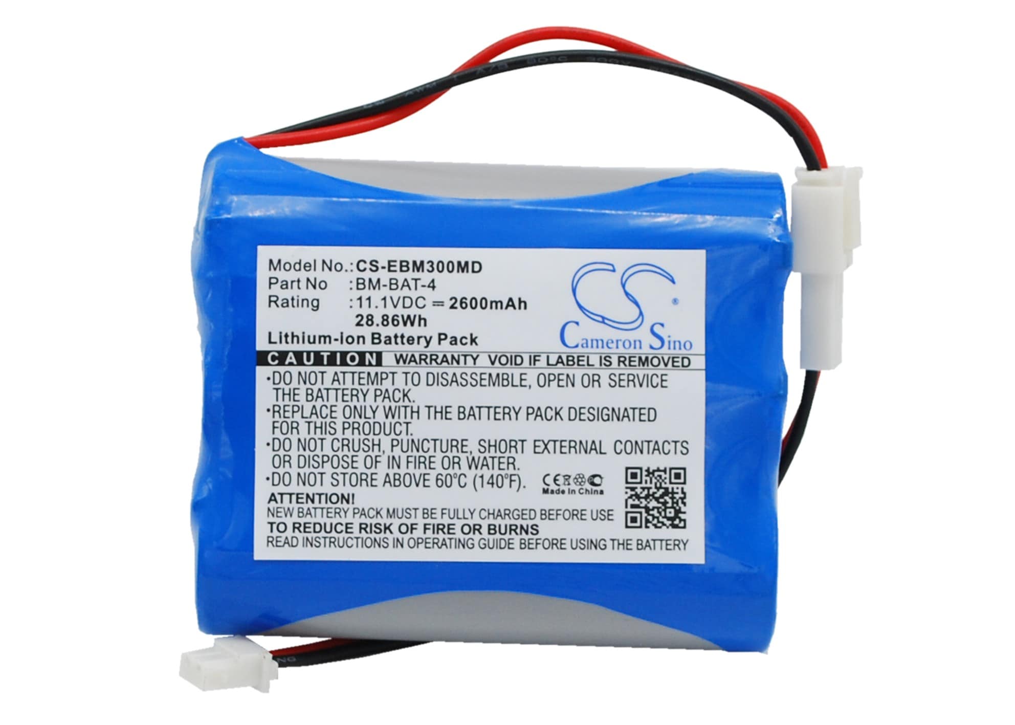 Batteri till Medicinsk för GIMA BM3, BM3 Plus, BM5