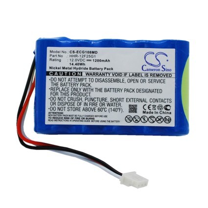 Batteri till Medicinsk för Kenz Cardico ECG-108, ECG-110