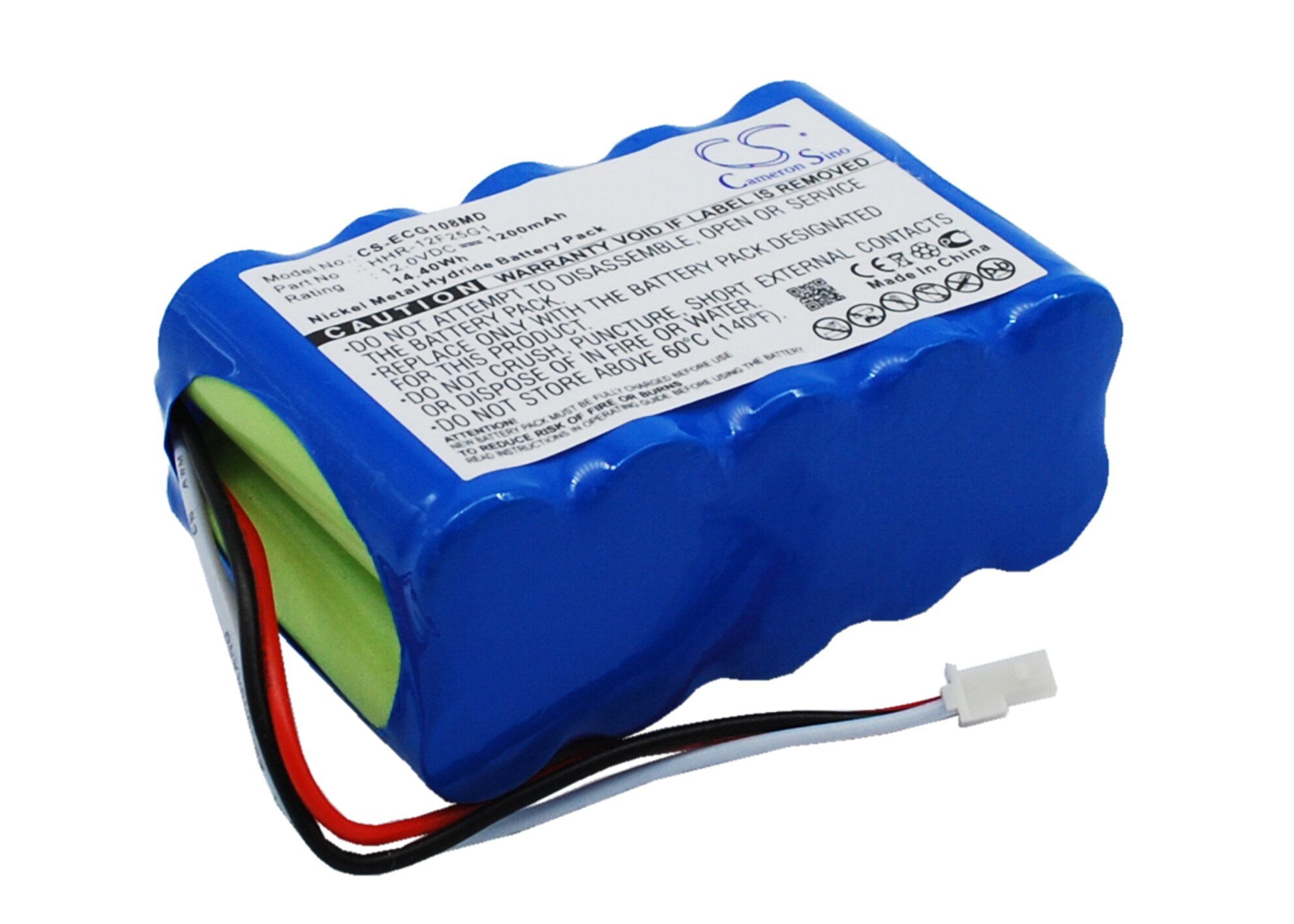 Batteri till Medicinsk för Kenz Cardico ECG-108, ECG-110