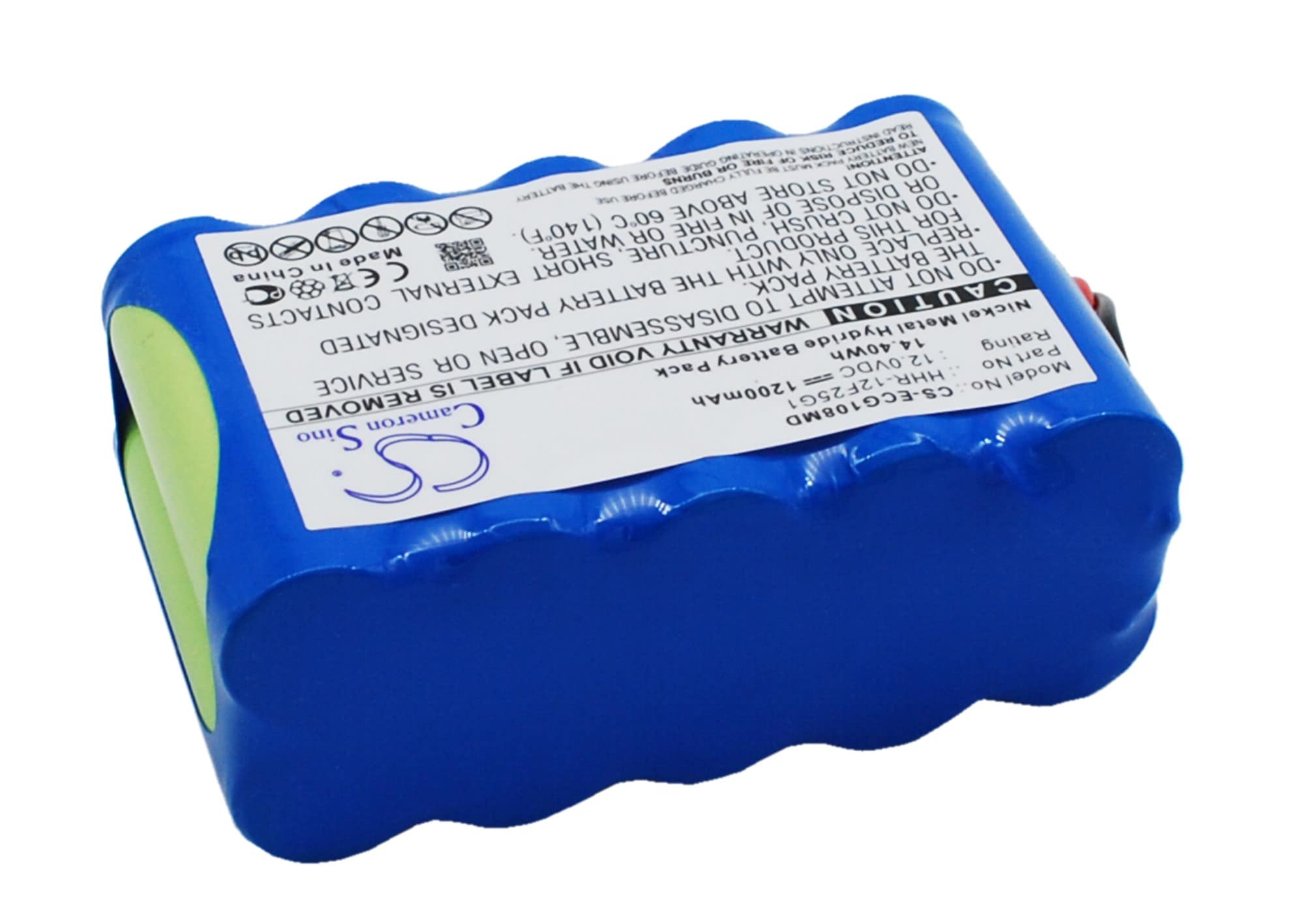 Batteri till Medicinsk för Kenz Cardico ECG-108, ECG-110