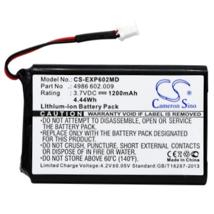 Batteri till Medicinsk för Eppendorf Stream, Xstream, Repeater E3 m.fl.