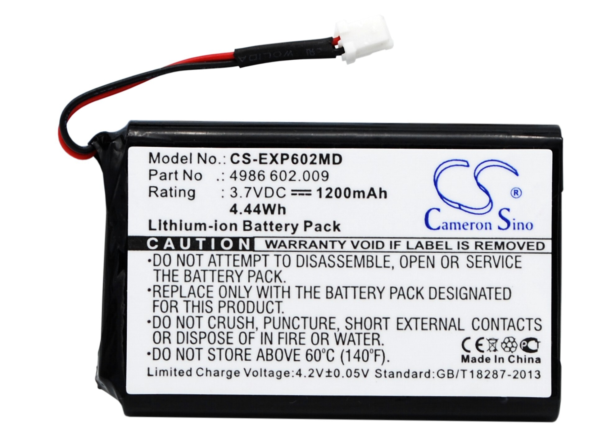 Batteri till Medicinsk för Eppendorf Stream, Xstream, Repeater E3 m.fl.