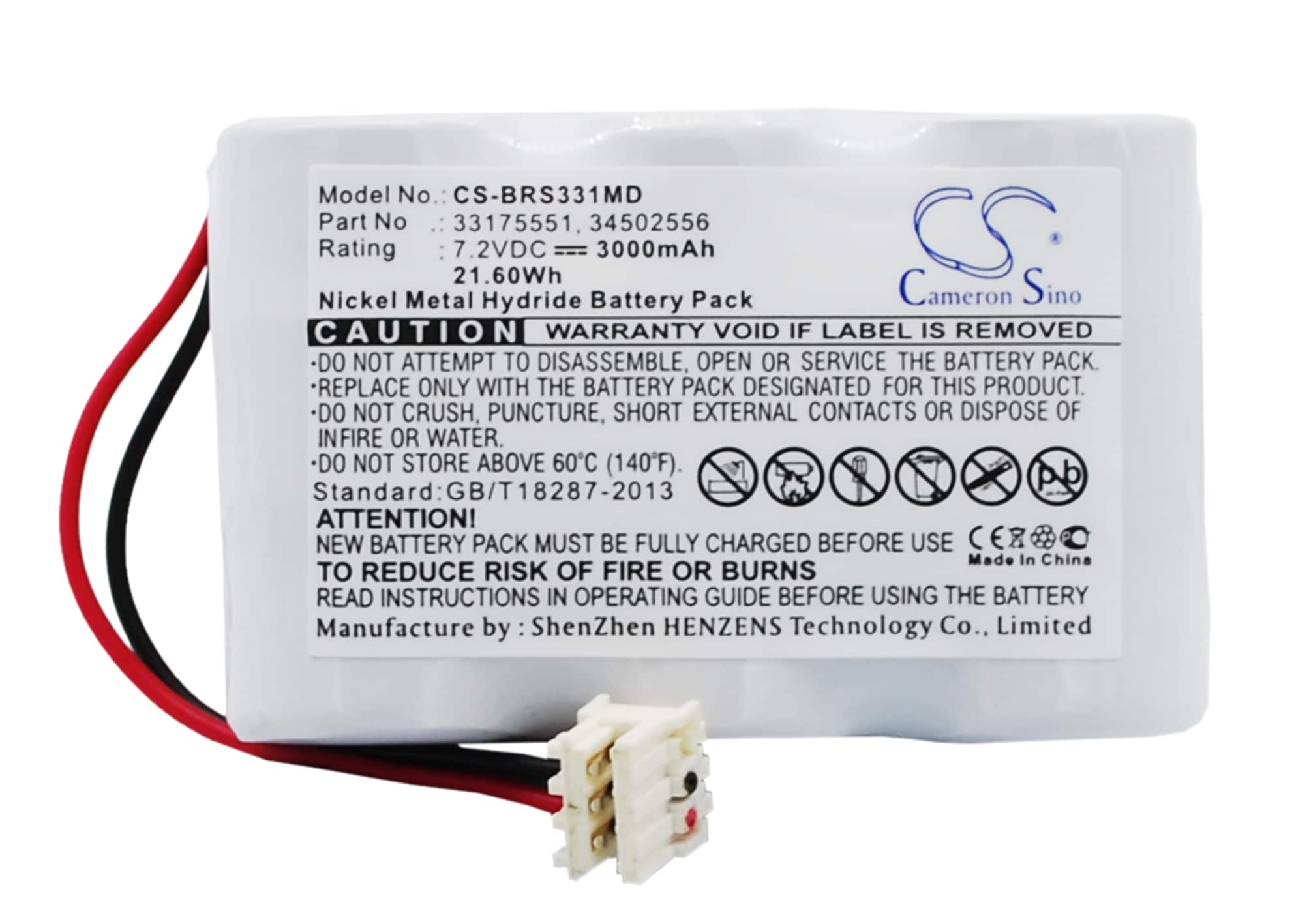 Batteri till Medicinsk för Braun Vista Basic, Vista Basic Infusion Pump