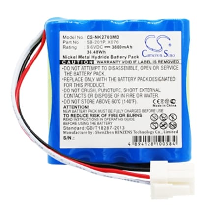 Batteri till Medicinsk för Nihon Kohden PVM-2700, PVM-2703, PVM-2701 m.fl.