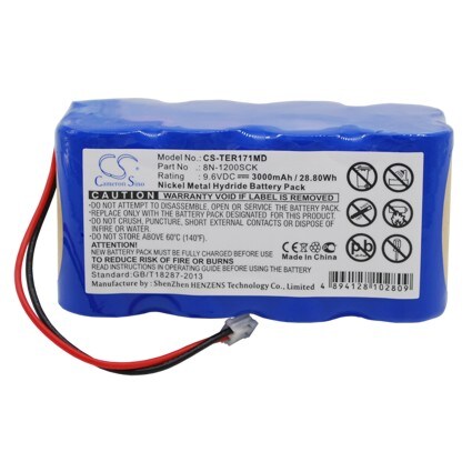 Batteri till Medicinsk för Terumo TE-171, TE-172, infusion pump TE-171 m.fl.