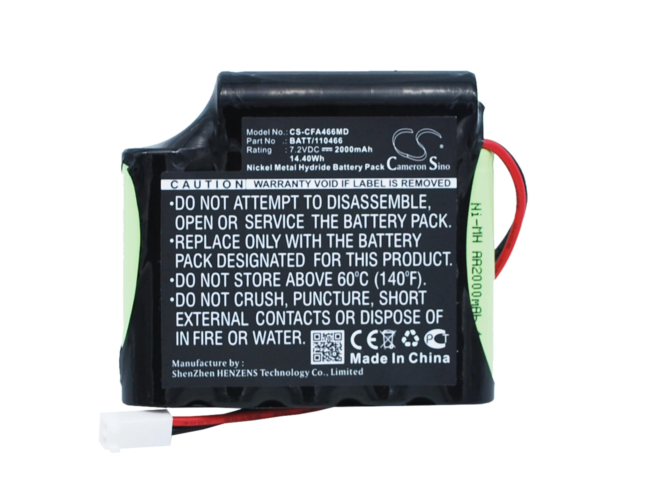 Batteri till Medicinsk för Stimulator A1B, DK7-088-0200, Globus MyStim m.fl.