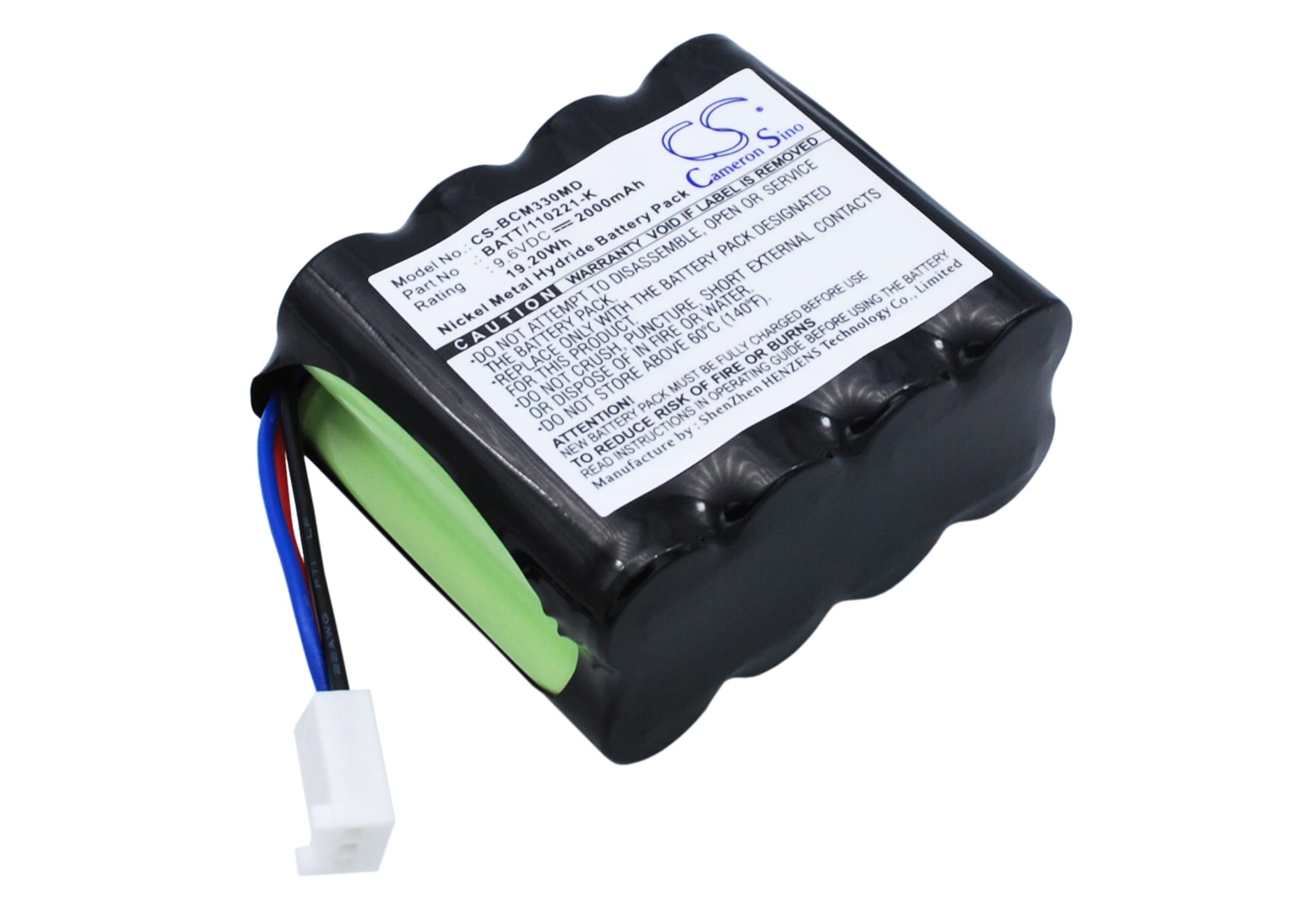 Batteri till Medicinsk för Smiths Capnocheck, 3303, AD700 m.fl.