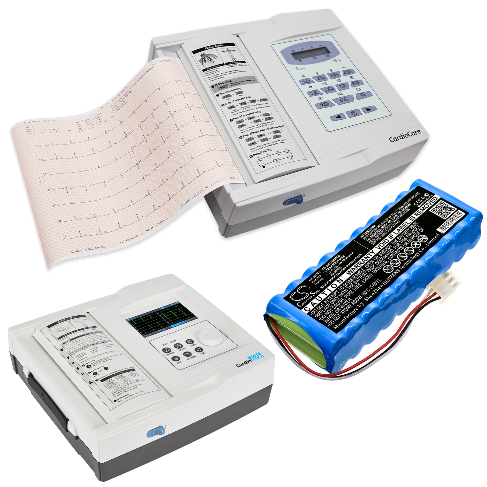 Batteri till Medicinsk för Medical Econet Cardio M, Cardio M Plus, Econte Cardio M+