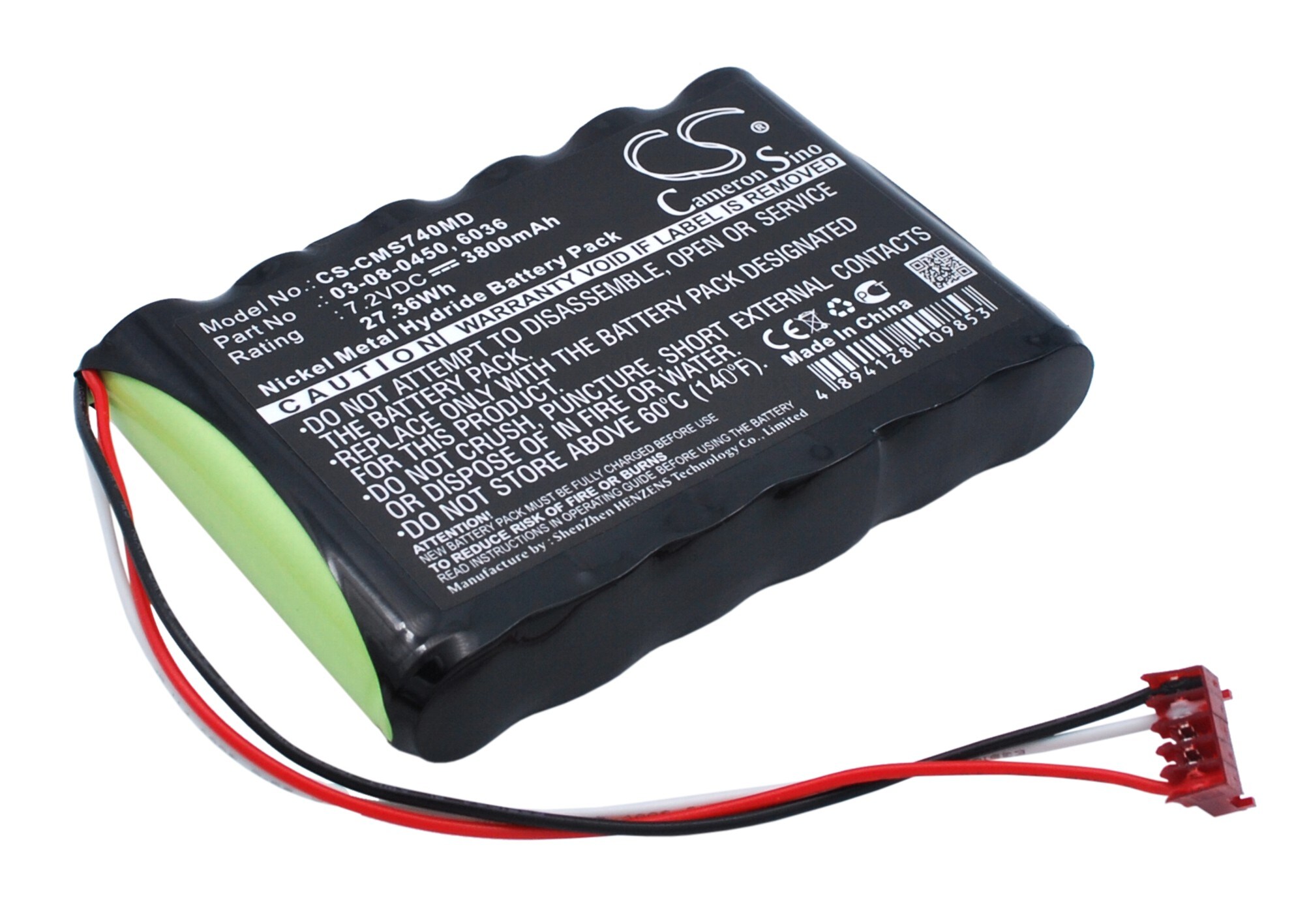 Batteri till Medicinsk för Casmed 740, 750, 940X m.fl.