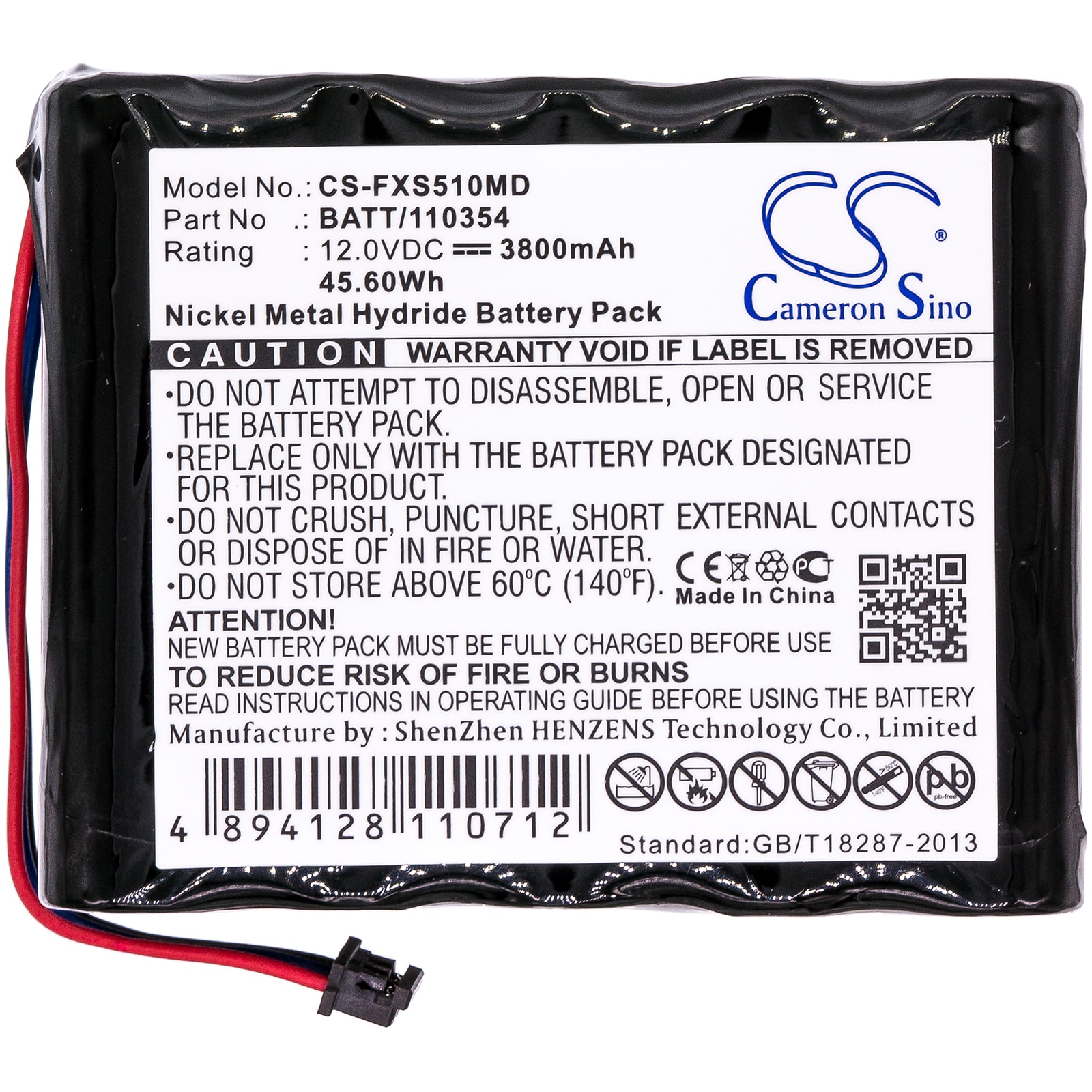Batteri till Medicinsk för Fukuda Monitor DS5100, Denshi 5100 Monitor