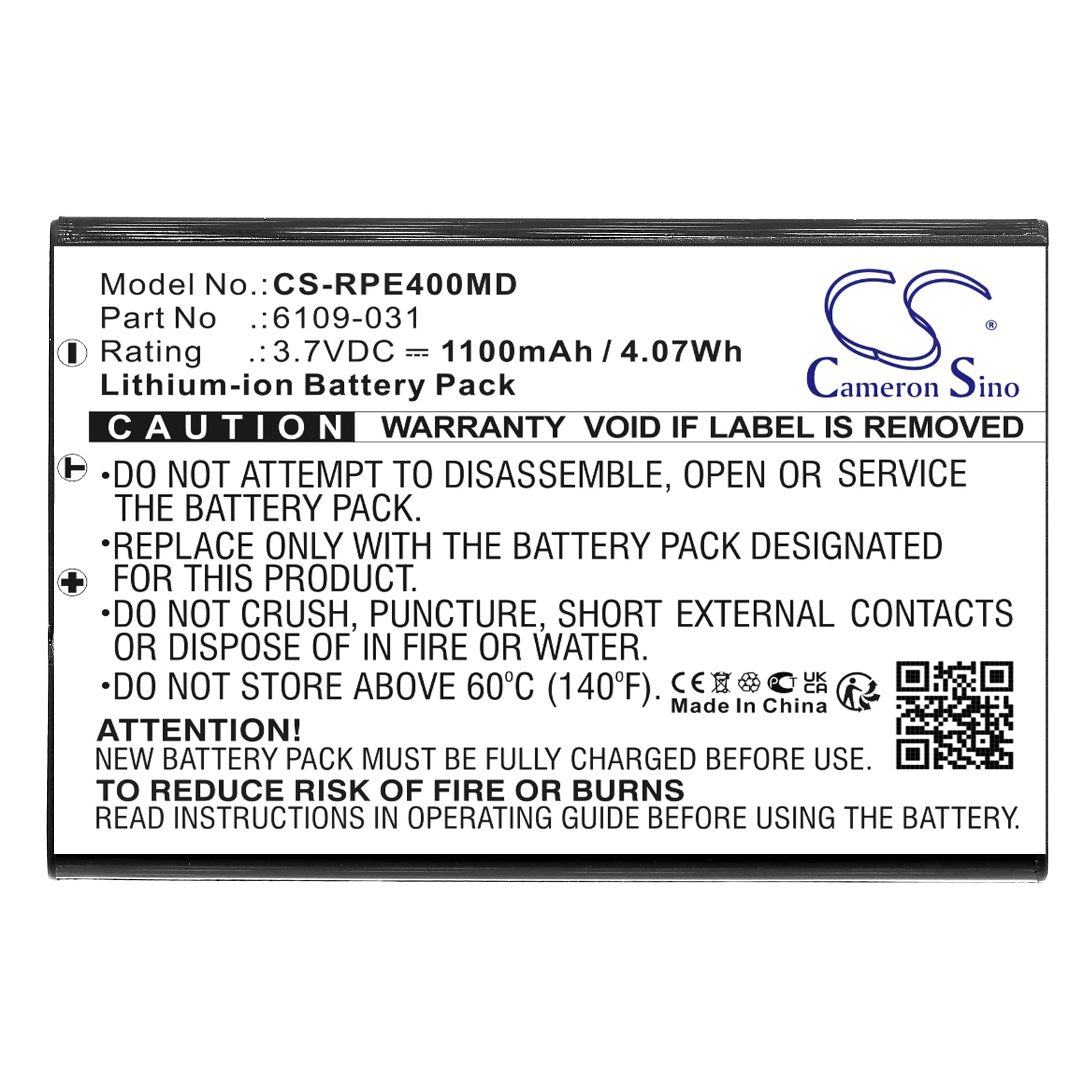 Batteri till Medicinsk för MettlerToledo E4 XLS+