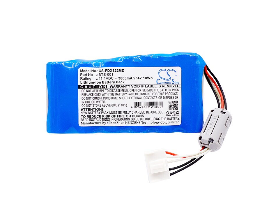 Batteri till Medicinsk för Fukuda Cardimax FX-8222, FX-8222, FX-8322 m.fl.