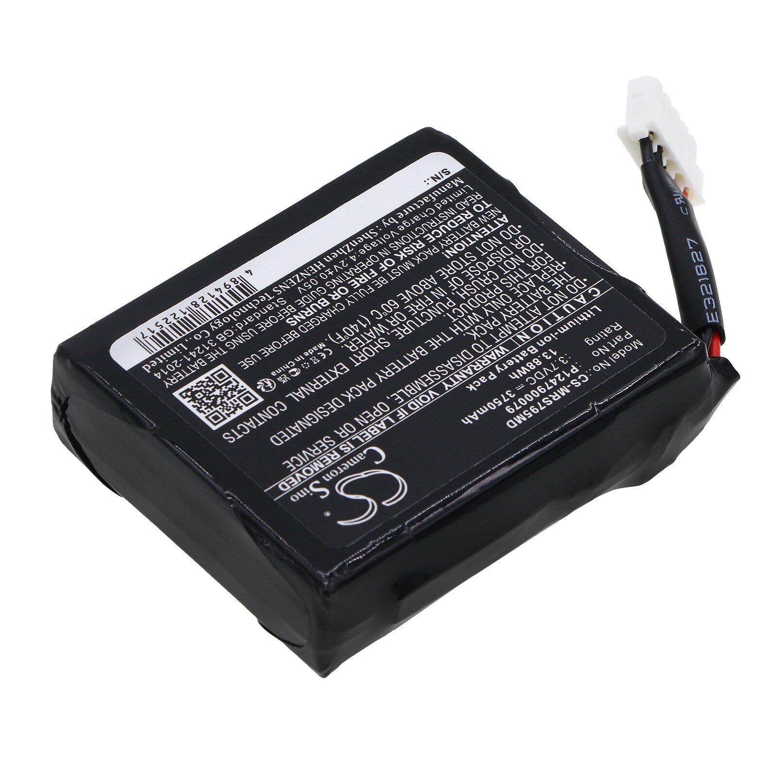 Batteri till Medicinsk för Masimo Radical-7 9500 Touchscreen, Radical Pulse Oximeter m.fl.