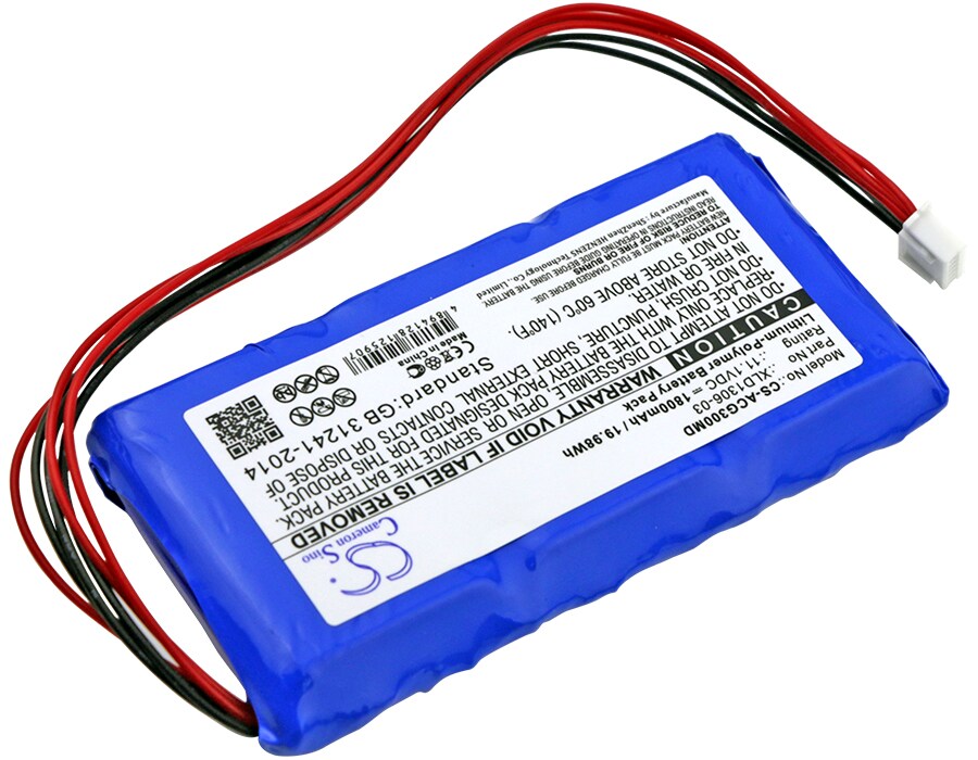 Batteri till Medicinsk för EDANINS ECG-3B, BPM-E305