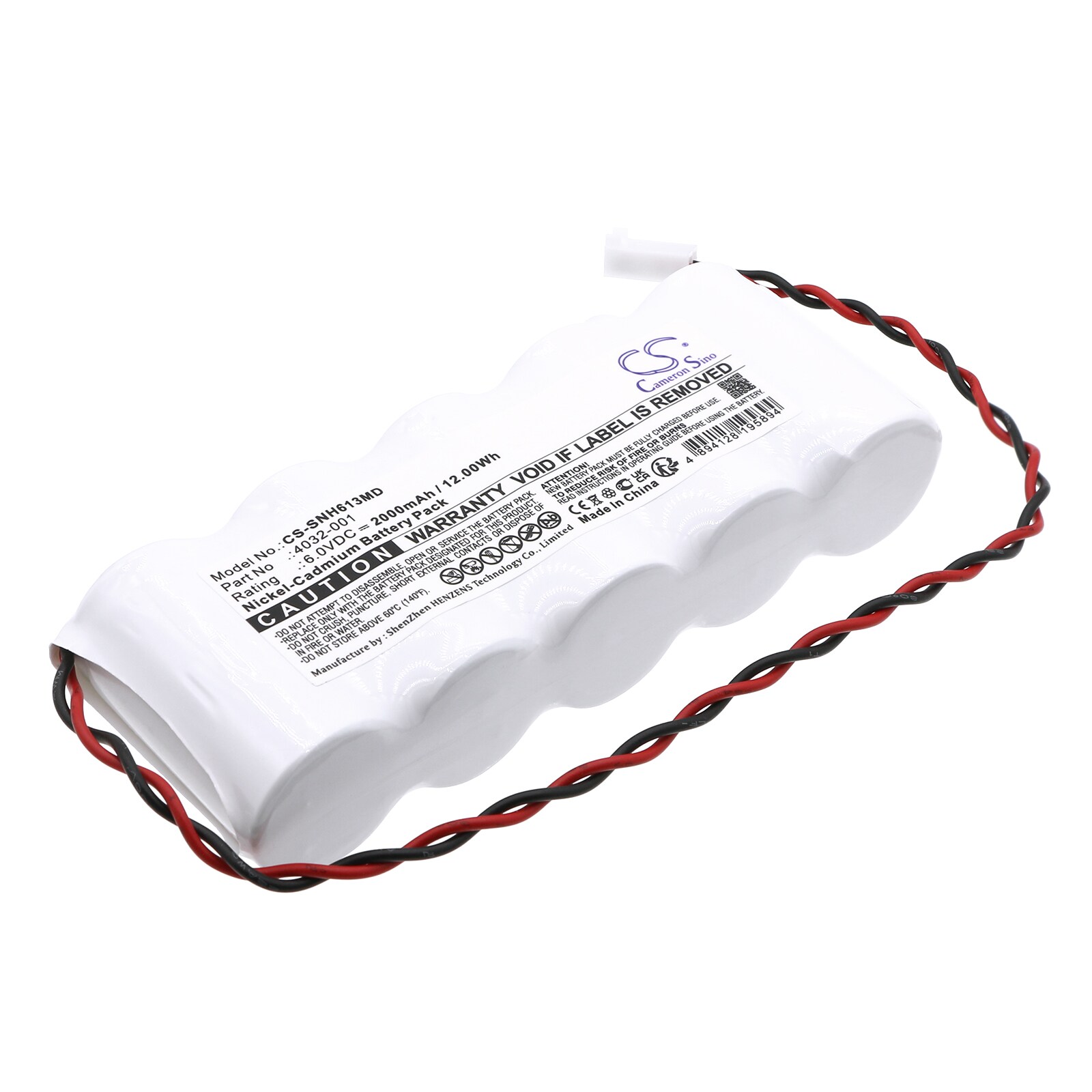 Batteri till Medicinsk för BCI Microspan 1040 Pulse Oximeter