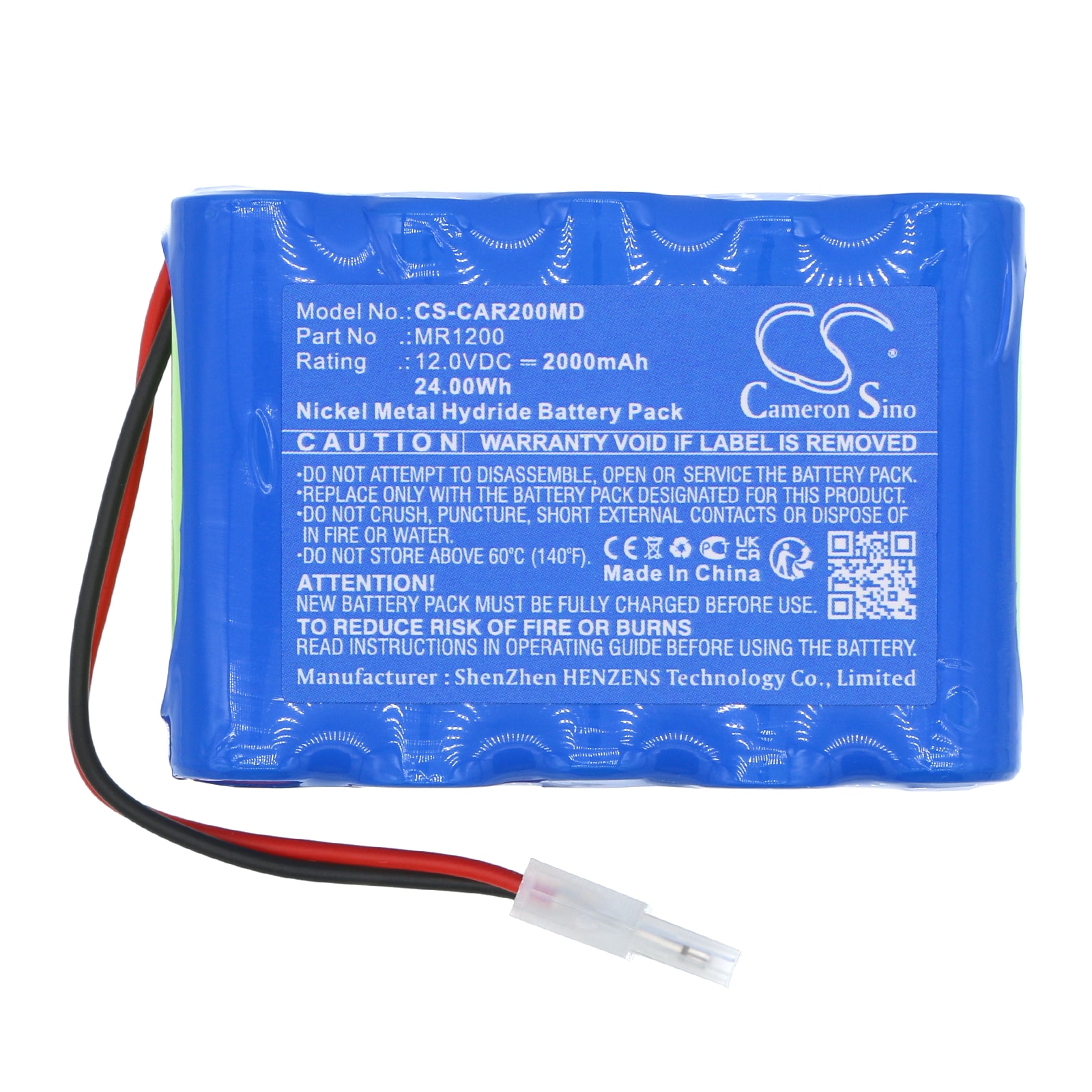 Batteri till Medicinsk för Cardioline ECG200L, ECG200S