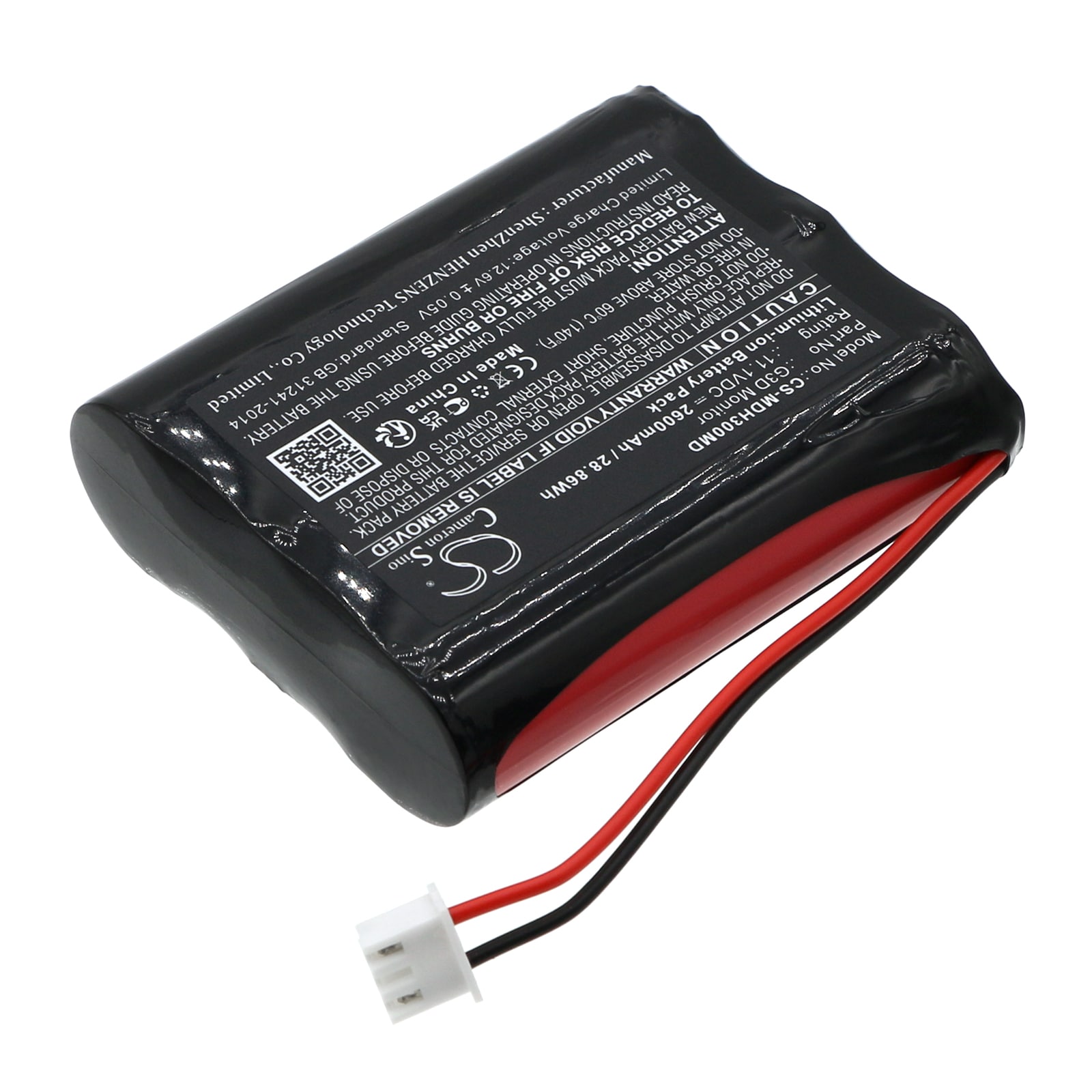 Batteri till Medicinsk för Meditech G3D Monitor