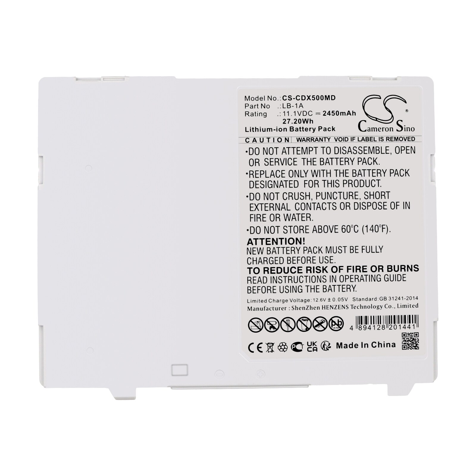 Batteri till Medicinsk för Canon CXDI-70C, CXDI-701C DR, CXDI-70C DR m.fl.