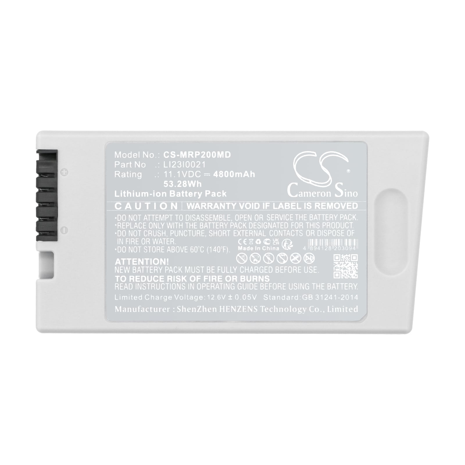 Batteri till Medicinsk för Mindray Ultraschallgerat DP-10VET, DP-20, DP-30 m.fl.