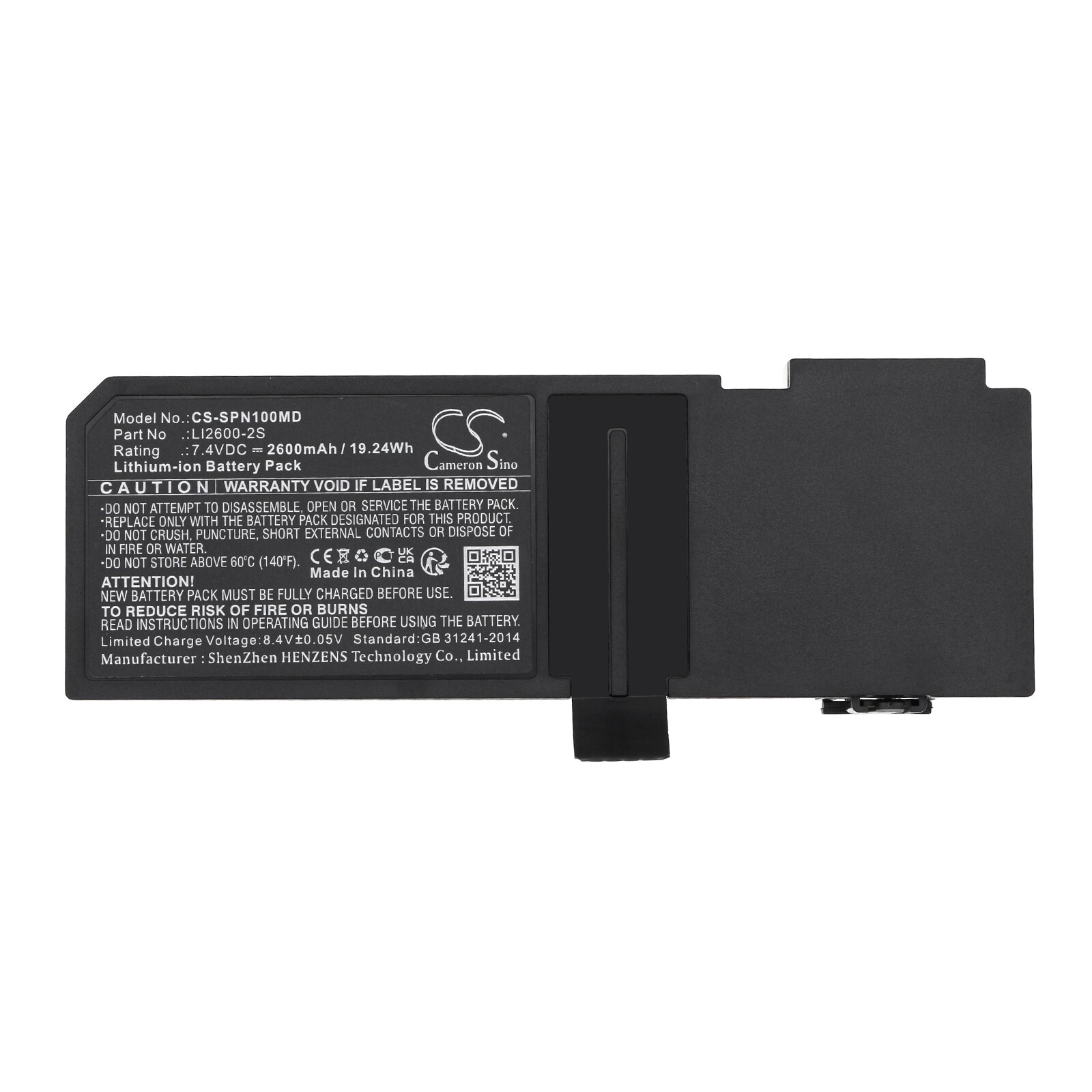 Batteri till Medicinsk för SinoMDT SN-S1, SN-A1, SN-A2T m.fl.