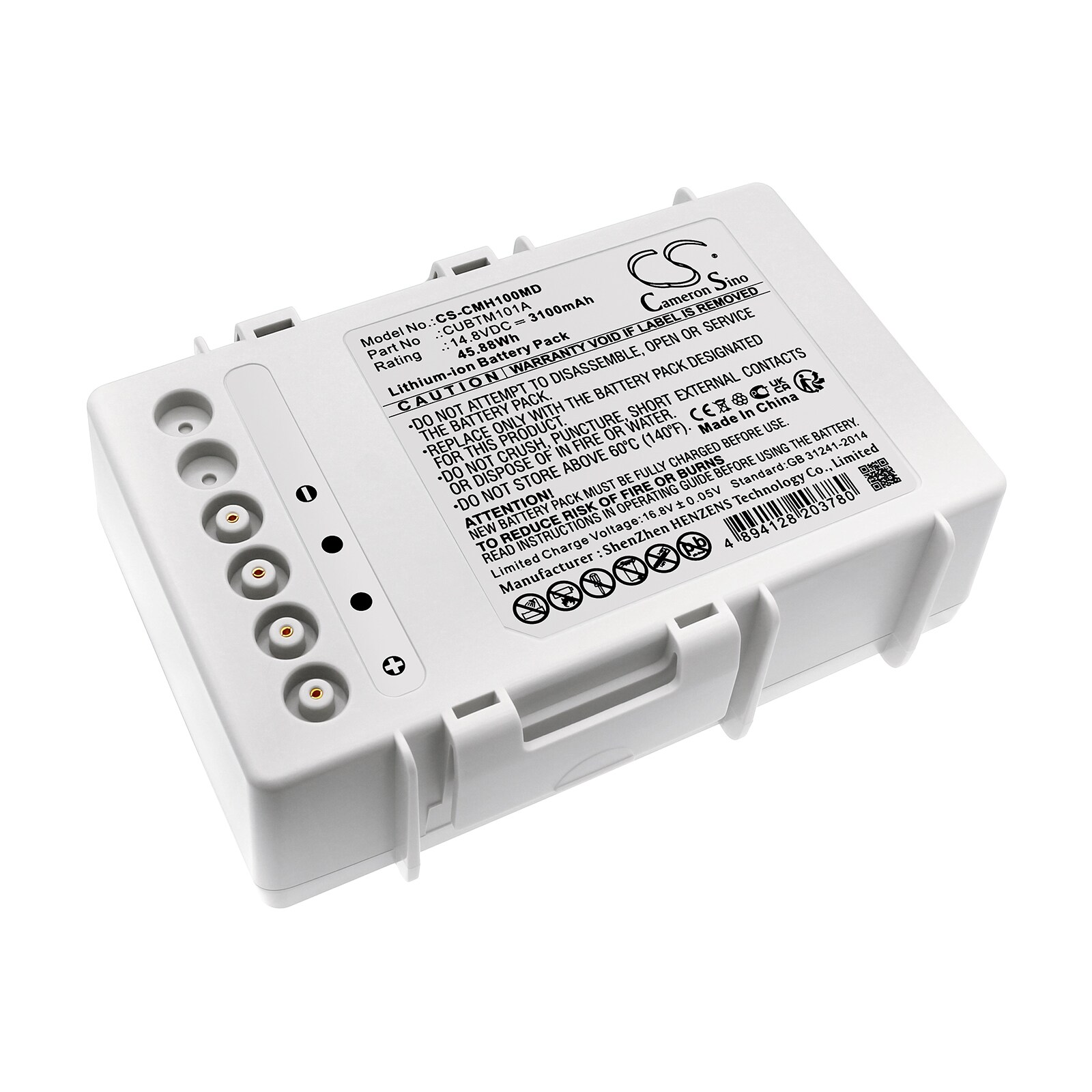 Batteri till Medicinsk för CU Medical CU-HD1, LifeGain CU-HD1