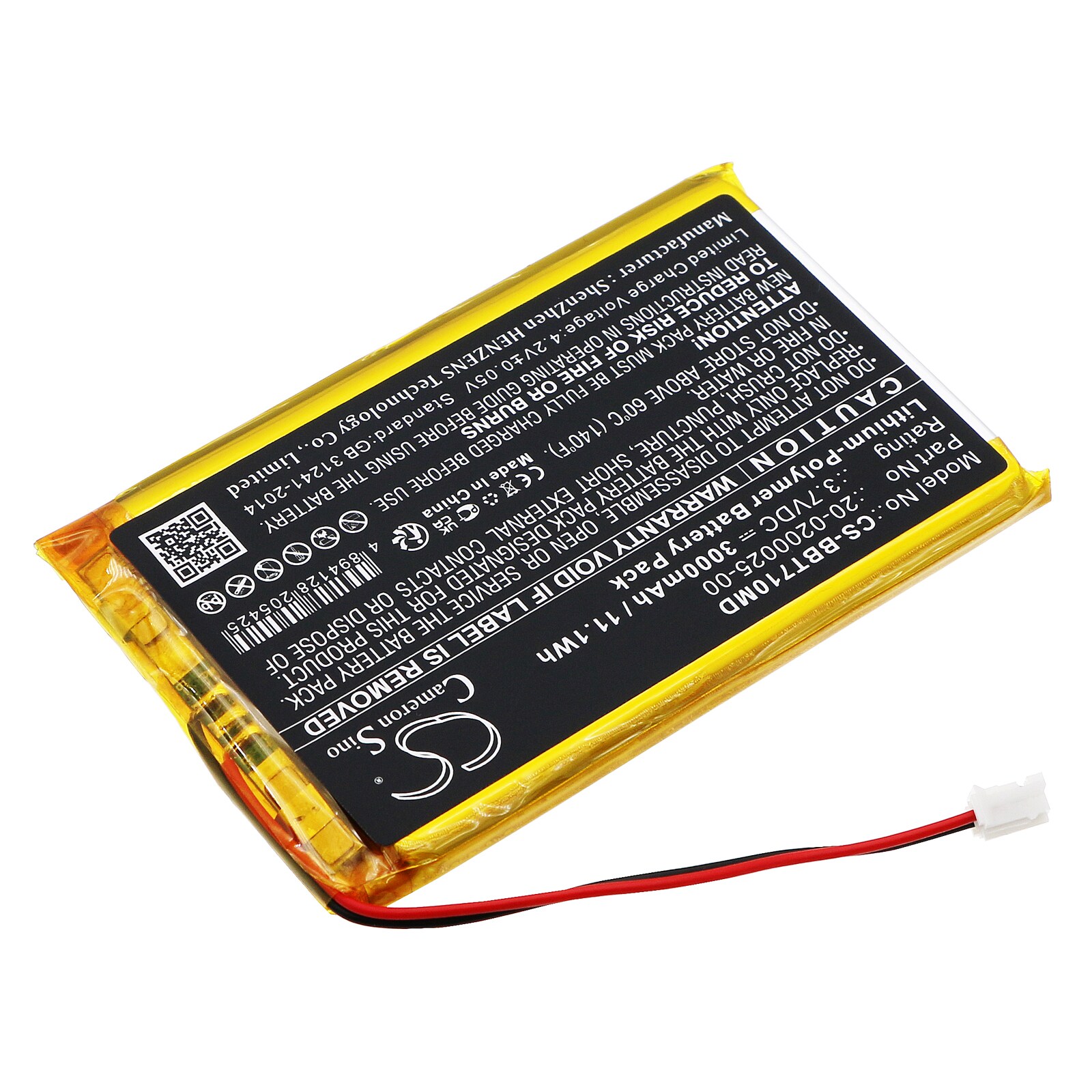 Batteri till Medicinsk för Bistos BT-710 pulse oximeter