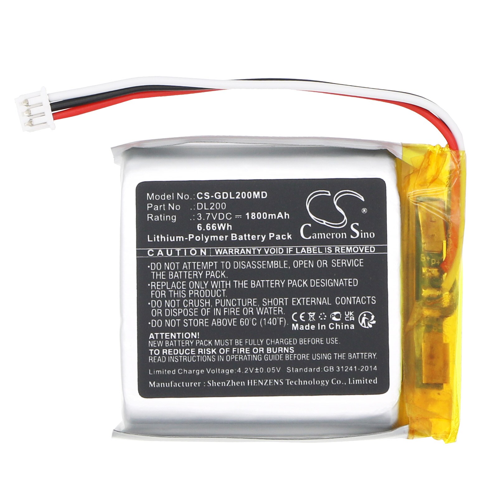 Batteri till Medicinsk för 3GEN DL2, DermLite DL200, DL3 m.fl.