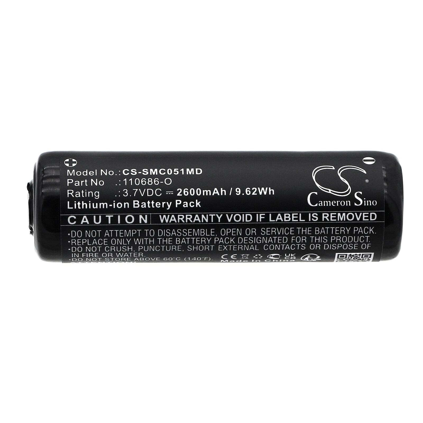 Batteri till Medicinsk för Somno Medics SomnoScreen type SSC051