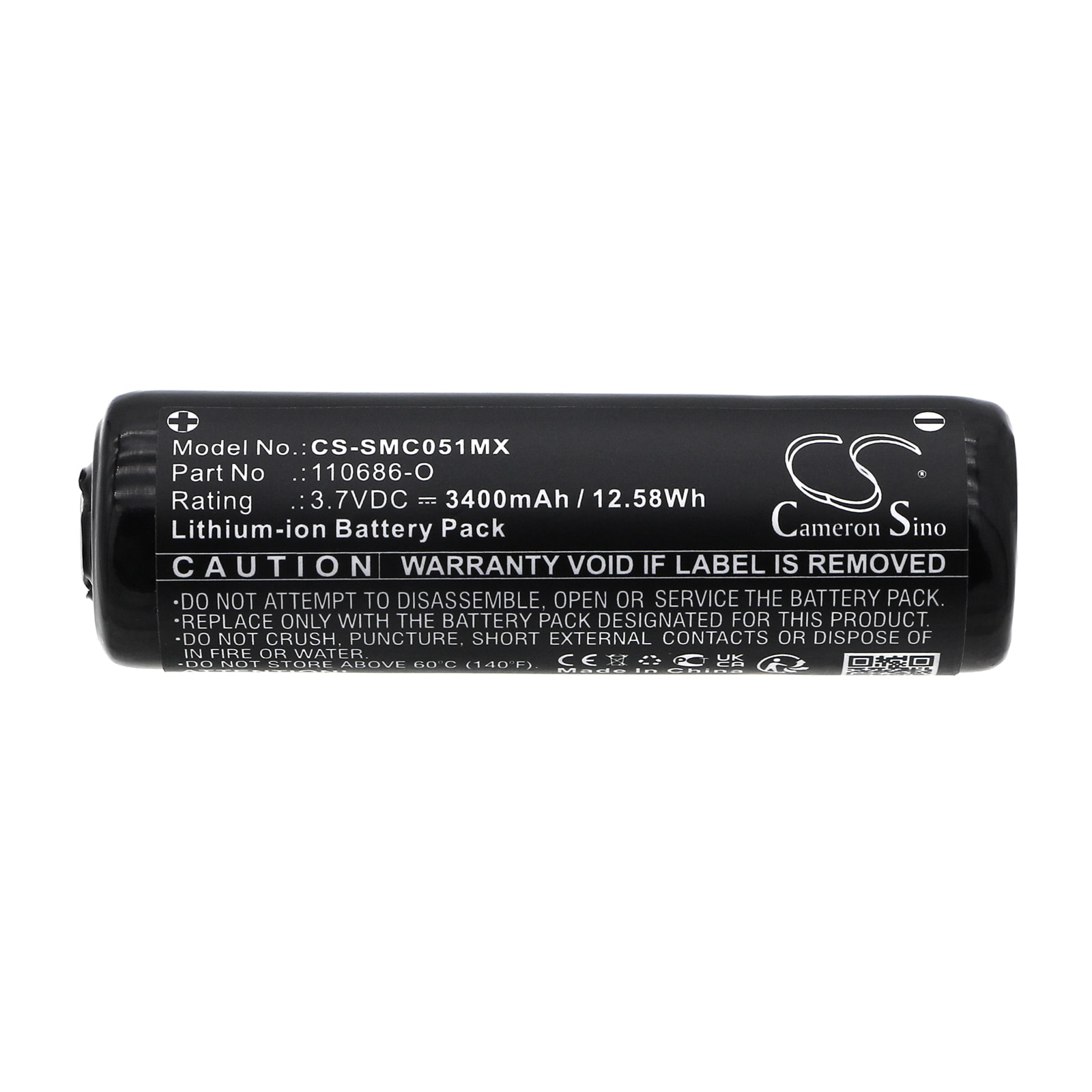 Batteri till Medicinsk för Somno Medics SomnoScreen type SSC051