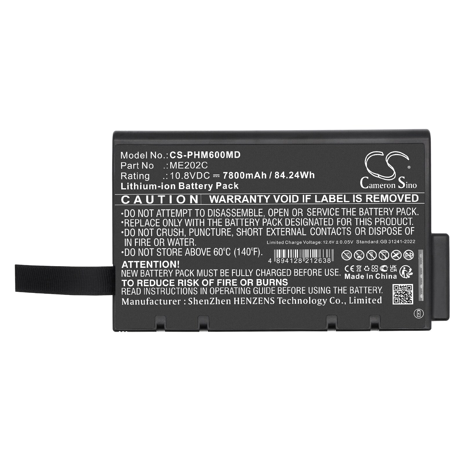 Batteri till Medicinsk för Philips Suresign ( 863283）, Suresigns V24E, Suresigns VM3 m.fl.