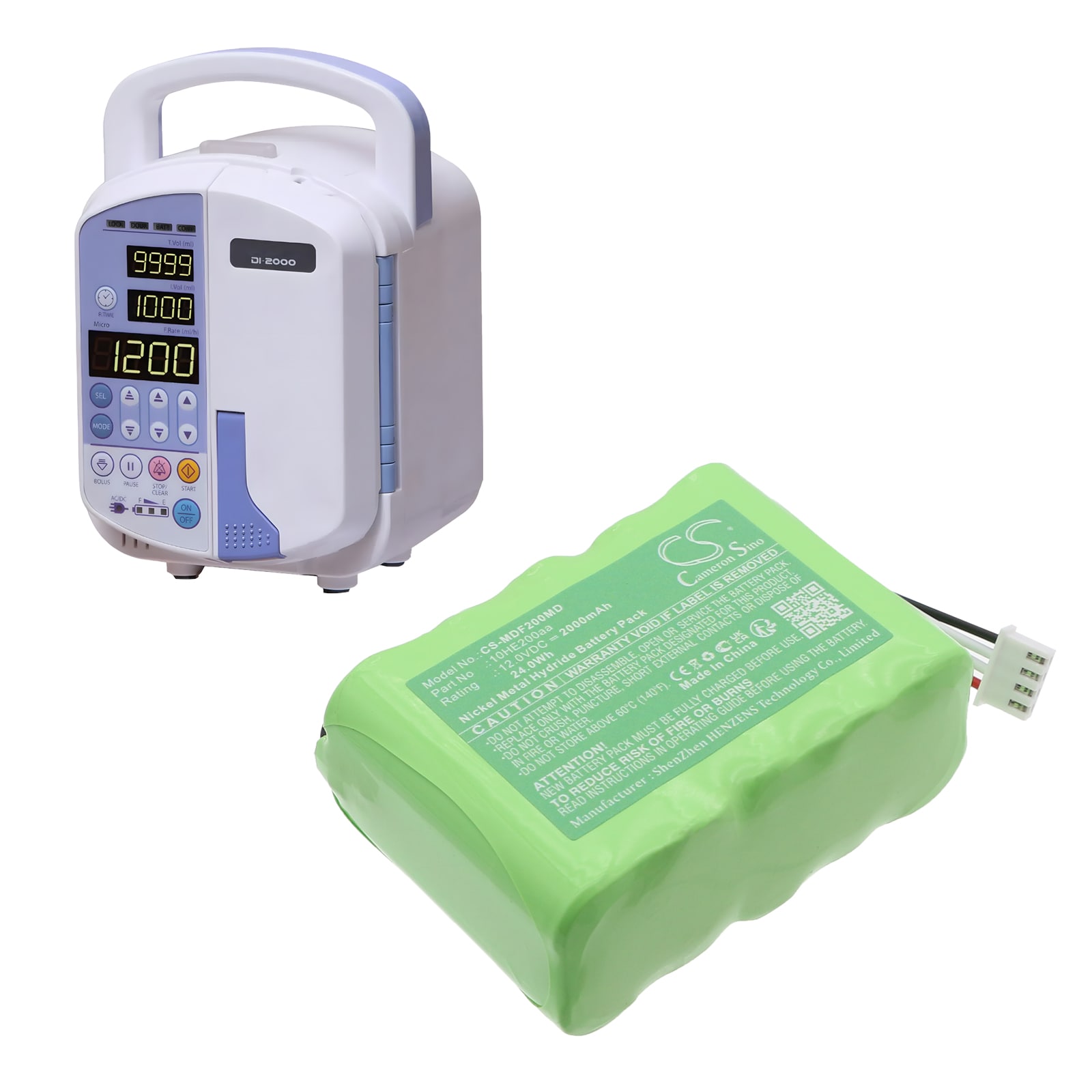 Batteri till Medicinsk för Medifosion DAIWHA DI-2000, DI-2000
