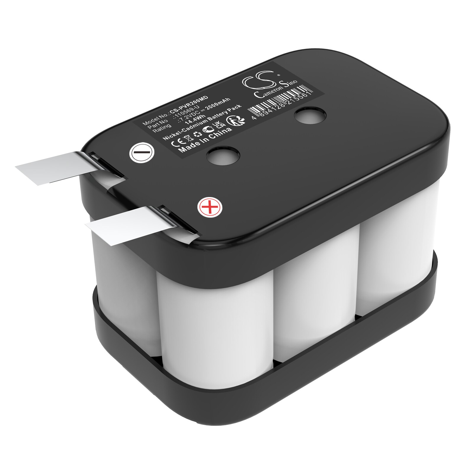 Batteri till Medicinsk för Physiomed Hivamat 200, Hivamat 200 Muscle Stimulator