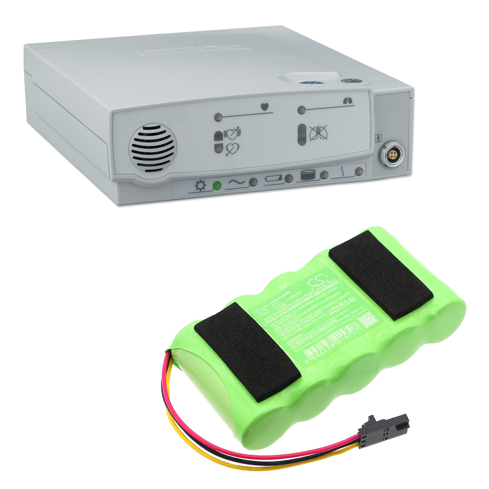 Batteri till Medicinsk för Respironics 4003, Smart Monitor 2