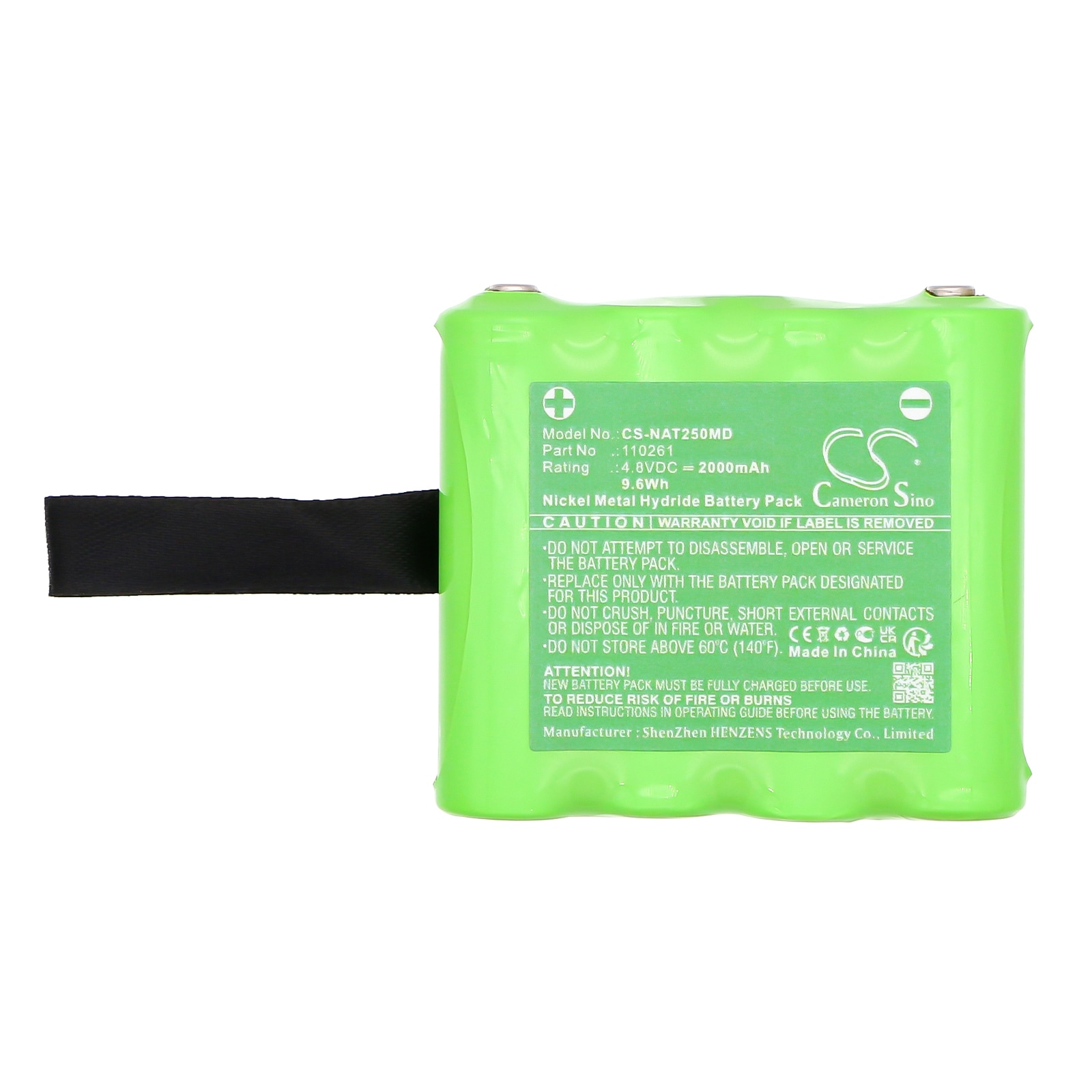 Batteri till Medicinsk för NONIN Palm Sat 2500 Pulse Oximeter, SAT 2500