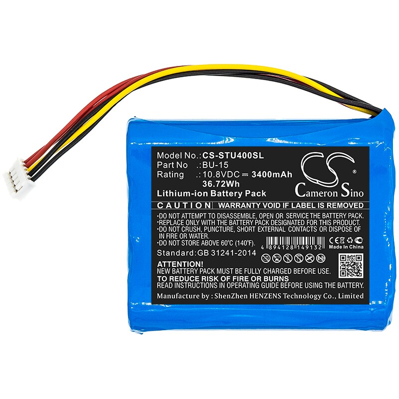 Batteri till Utrustning, undersökning, test för Sumitomo T-400S, T400S
