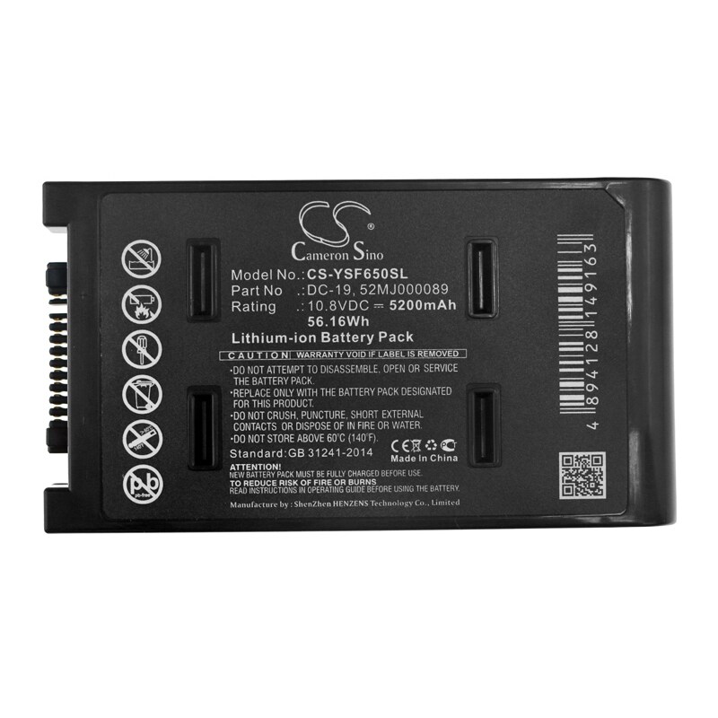 Batteri till Utrustning, undersökning, test för YUT SF620, SF650, SF760 m.fl.