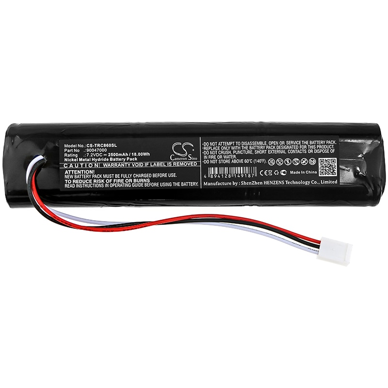Batteri till Utrustning, undersökning, test för Trilithic 860DSP, 860DSP analyzer