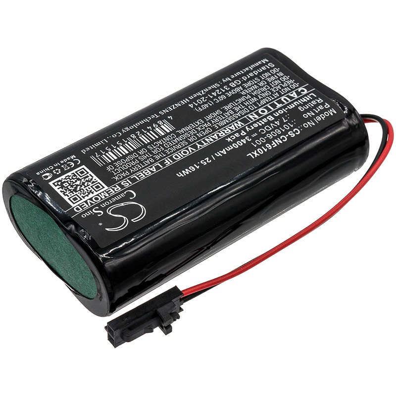 Batteri till Utrustning, undersökning, test för ComSonics QAM Sniffer, 101610-DF