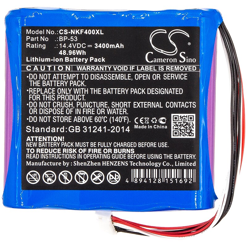 Batteri till Utrustning, undersökning, test för Nissin KF4, KF4A