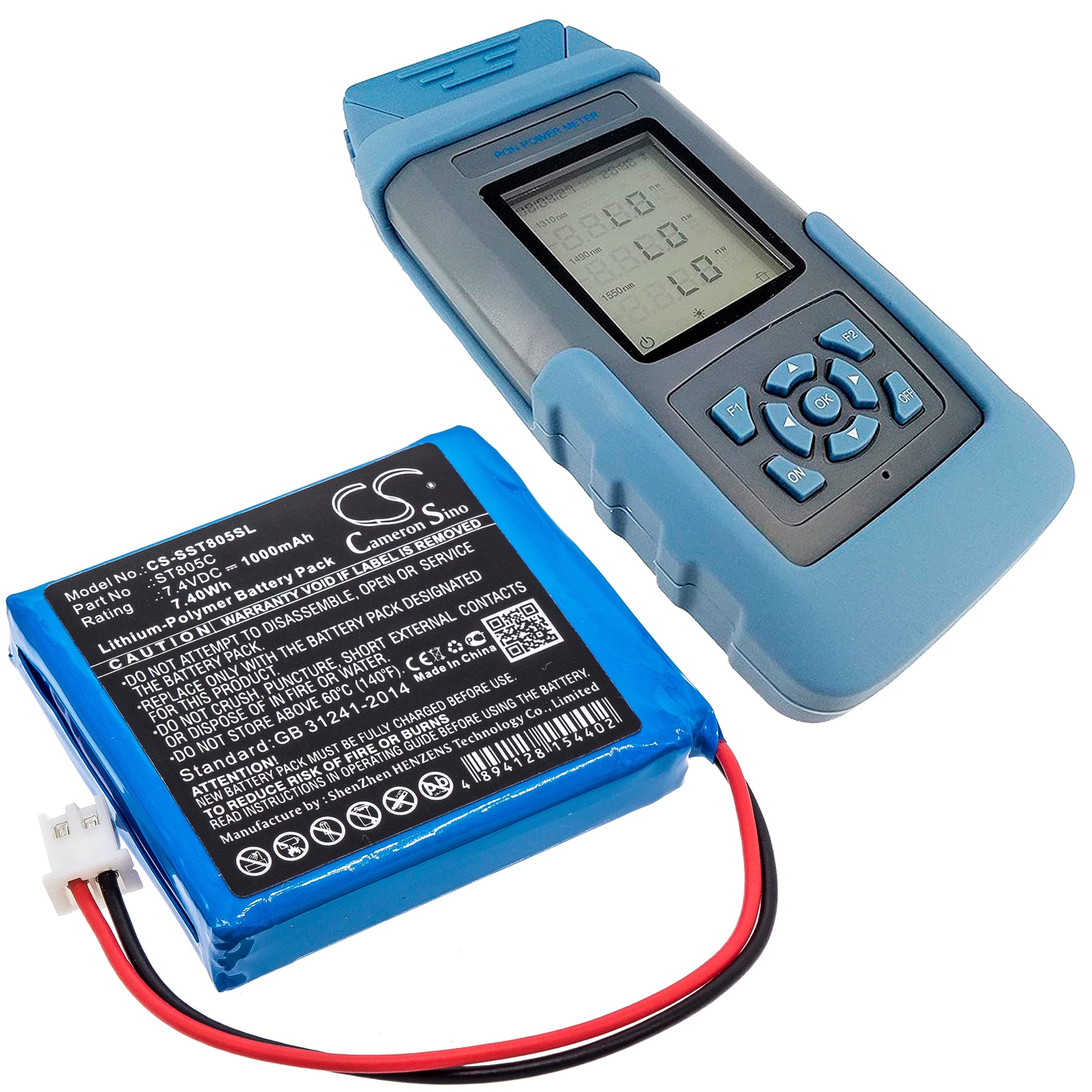 Batteri till Utrustning, undersökning, test för Senter ST805C
