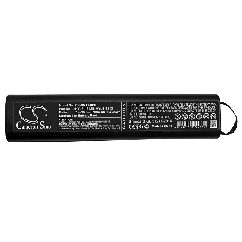 Batteri till Utrustning, undersökning, test för Deviser E7000L, AE4000A