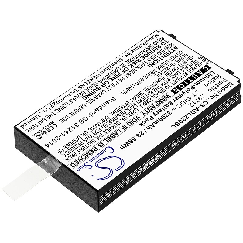 Batteri till Utrustning, undersökning, test för Additel 22XA Multifunction Calibrator m.fl.
