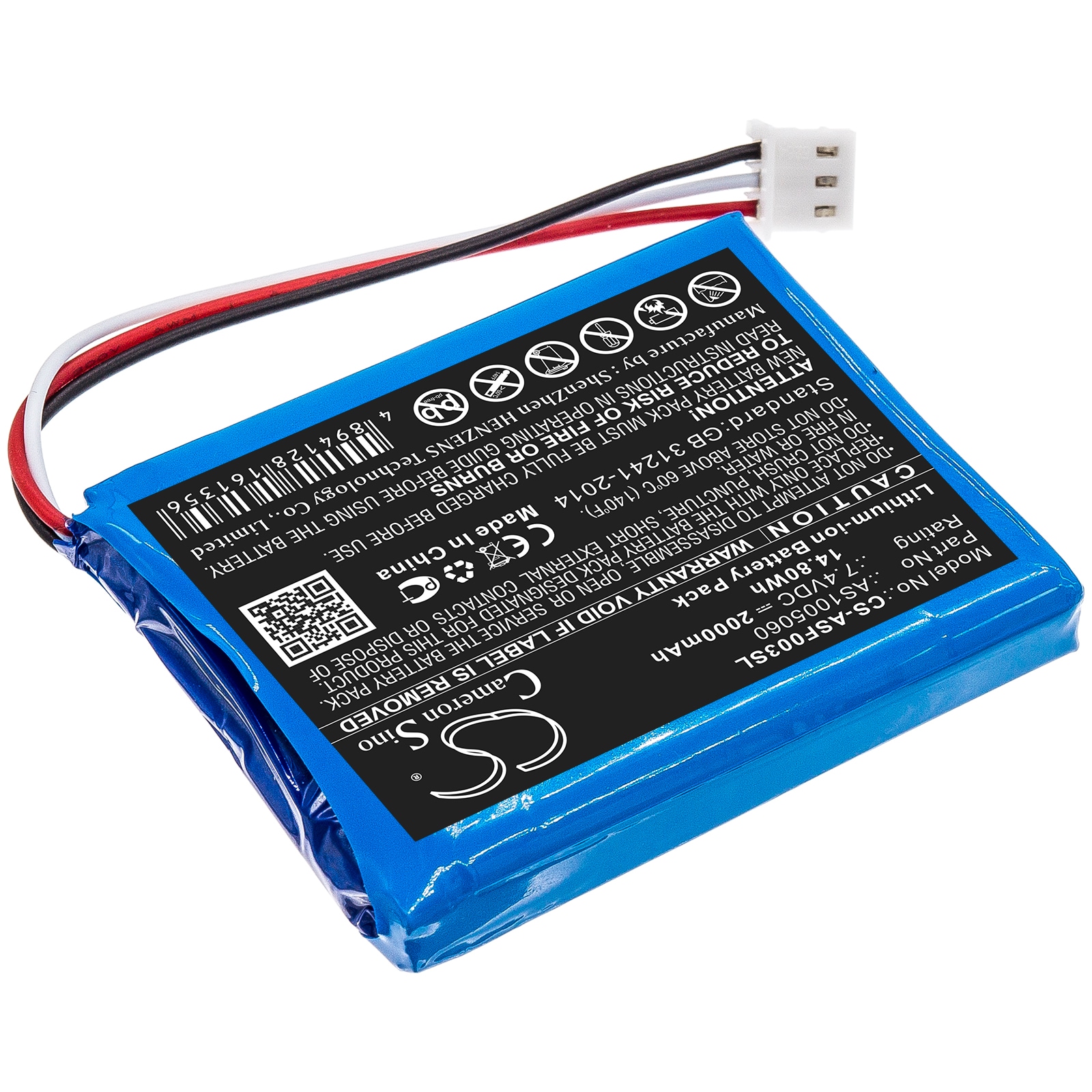 Batteri till Utrustning, undersökning, test för ALPSAT Satfinder Spare Part SF03-BT