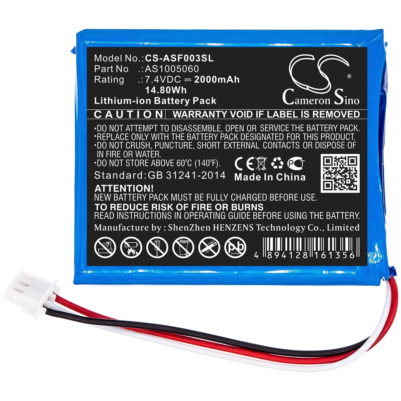Batteri till Utrustning, undersökning, test för ALPSAT Satfinder Spare Part SF03-BT