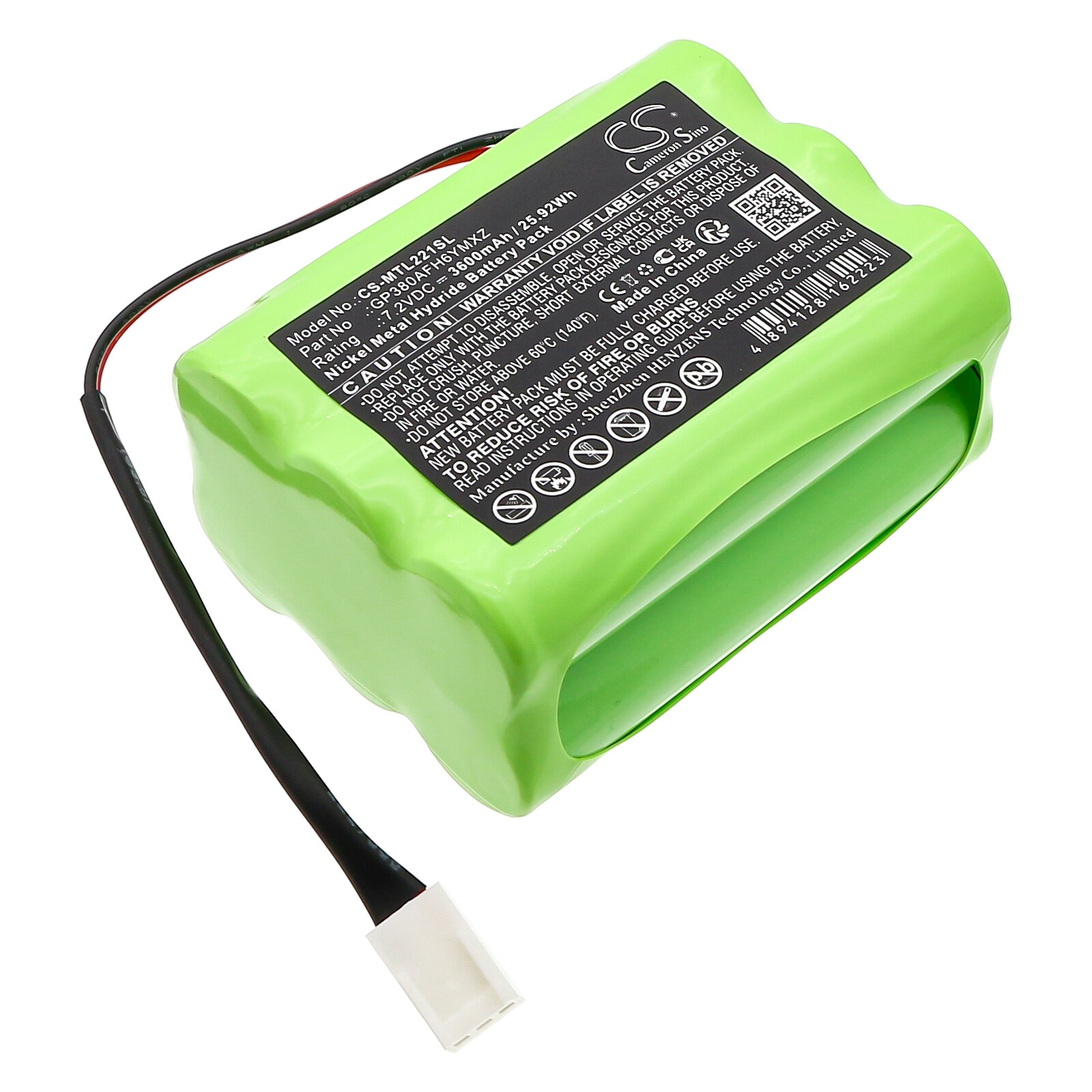 Batteri till Utrustning, undersökning, test för Transpal IND221